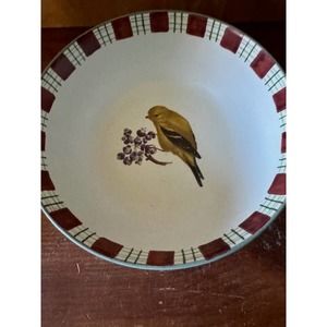 Lenox Winter Greetings Everyday 6" All Purpose Bowl ~ New ~ Goldfinch